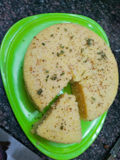 A picture of Besan Rava Dhokla.