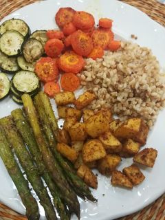 Una foto de Cena de la huerta