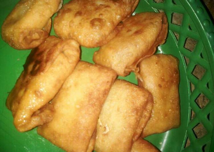 Lumpia tahu bahan seadanya😊