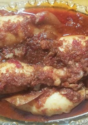 Foto resep Cumi tahu balado