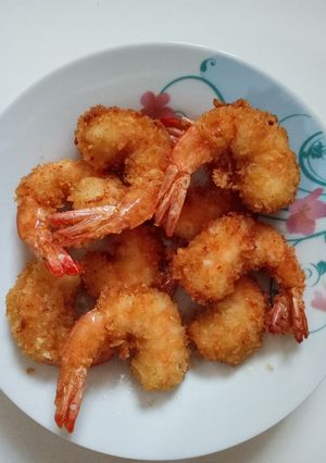 Foto resep Udang Tempura (tepung roti)