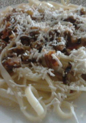 Una foto de Picadillo de concha de plátano