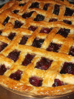 Una foto de Tarta de cerezas