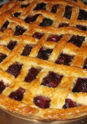 Una foto de Tarta de cerezas