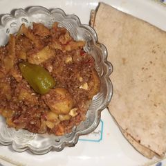 A picture of Beef Keema Karalaa.