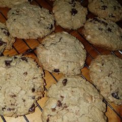 A picture of Peanut butter chunk chip cookies.