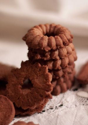 Una foto de Galletas de mantequilla y chocolate