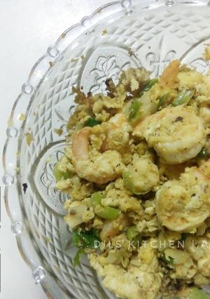 Foto resep Udang Orak Arik Telur