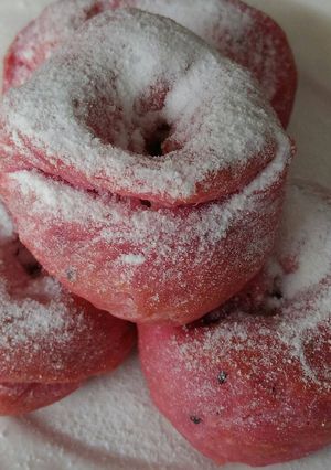 Foto resep Donat Buah Naga