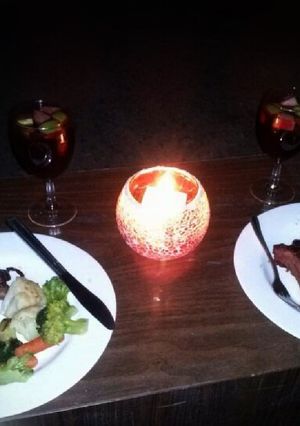 Una foto de Costillas en salsa barbecue y clericot