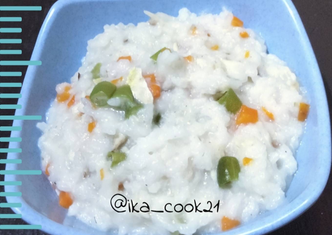 Resep Bubur Ikan & Sayur (MPASI untuk Anak 1 tahun), Lezat