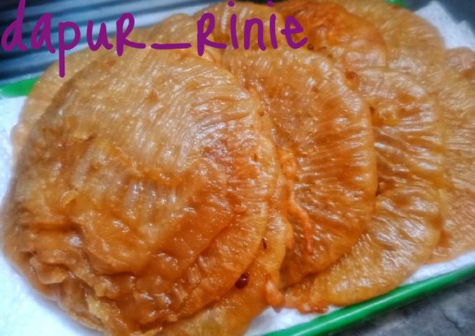 Kue Cucur Santan Gula Merah