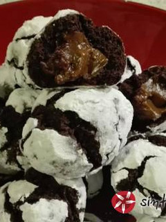 Φωτογραφία της συνταγής Γεμιστά ραγισμένα cookies της Έλενας