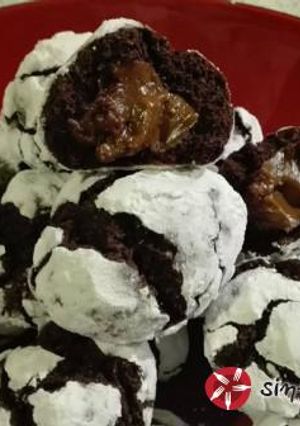 Φωτογραφία της συνταγής Γεμιστά ραγισμένα cookies της Έλενας