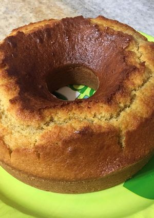 Una foto de Torta de mandarina con harina integral