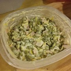 A picture of Pea Salad in a Flash.
