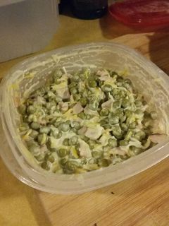 A picture of Pea Salad in a Flash.