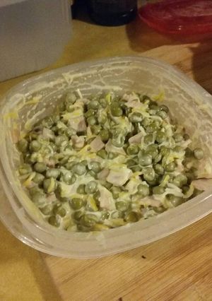 A picture of Pea Salad in a Flash.