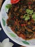 Cholai ki bhujia/amarnath