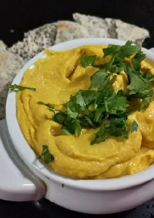 Una foto de Hummus de Garbanzos y zapallo