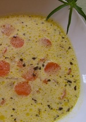 Tejszínes zalai csirkeraguleves recept fotója