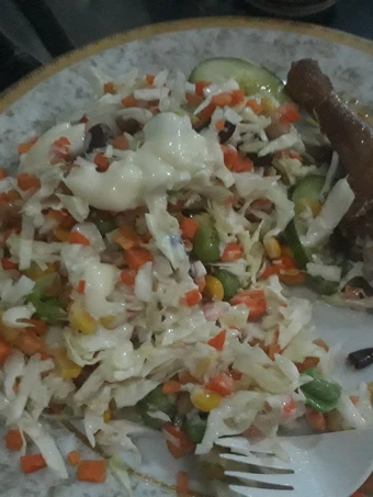 Simple Way Prepare Recipe Salad with chicken that is So Delicious, Tasty}