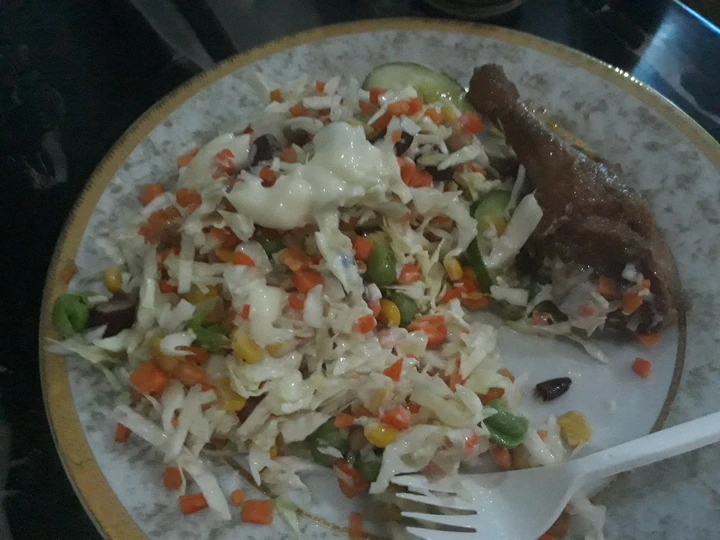 Simple Way Prepare Recipe Salad with chicken that is So Delicious, Tasty}