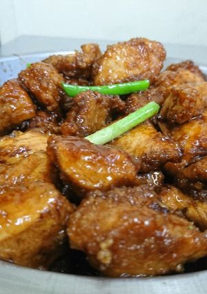 蜜汁鹹酥雞 的食譜成品照片