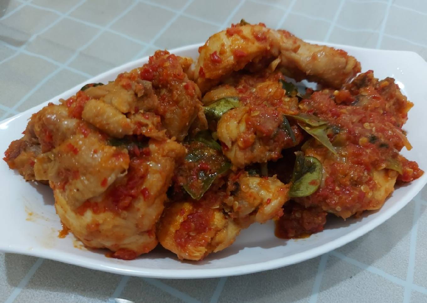 Ayam Bumbu Merah Pedas