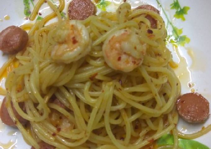 Resipi Spegetti Aglo Olio Bujang Kchup Oleh Shahrul Nazrin Cookpad