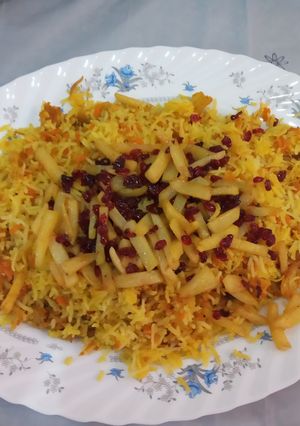 عکسی از دستور هویج پلو 😍