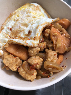 Foto resep Rice bowl Tumis tempe sosis