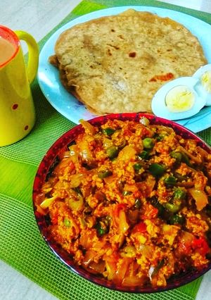 A picture of Easy paneer burji.
