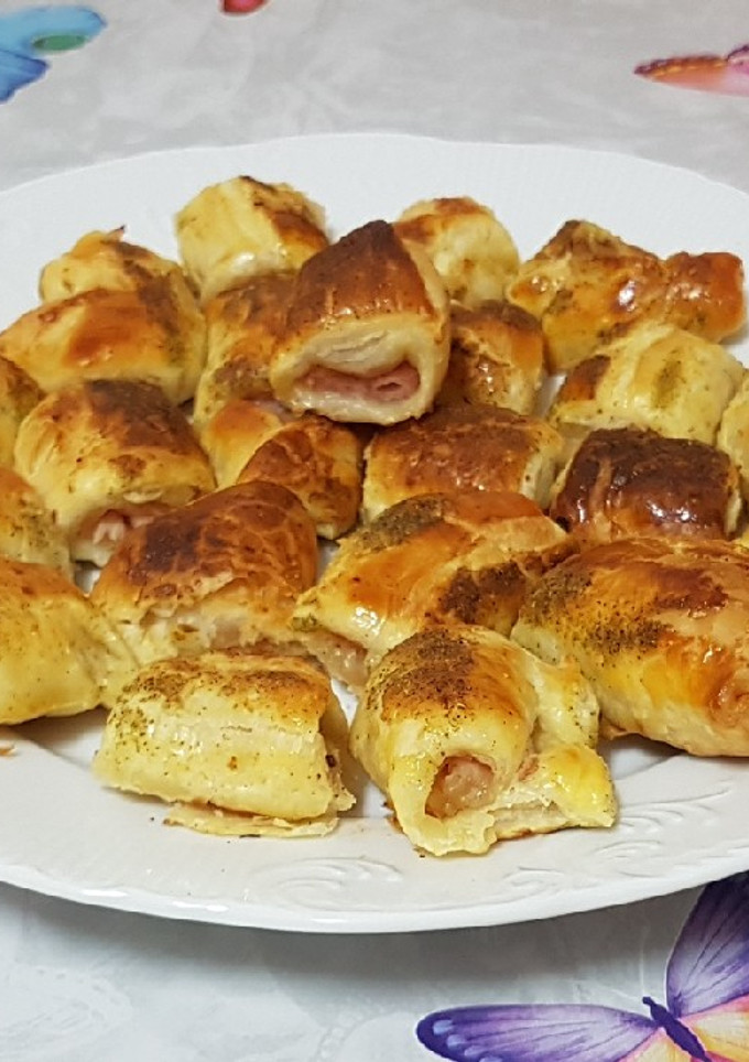 Una foto de Saladitos de jamón dulce y orégano 😋