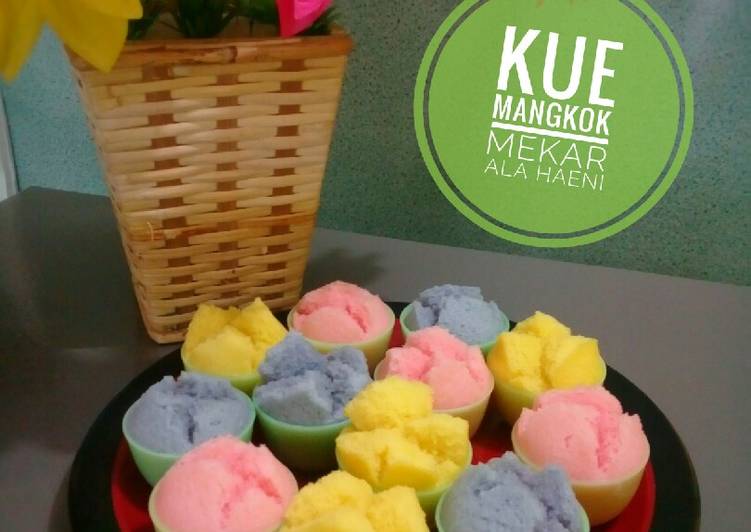 Resep 🍡Kue Mangkok mekar (Apem) NO Tape🍡 🍮 yang enak dan Cara Memasak
