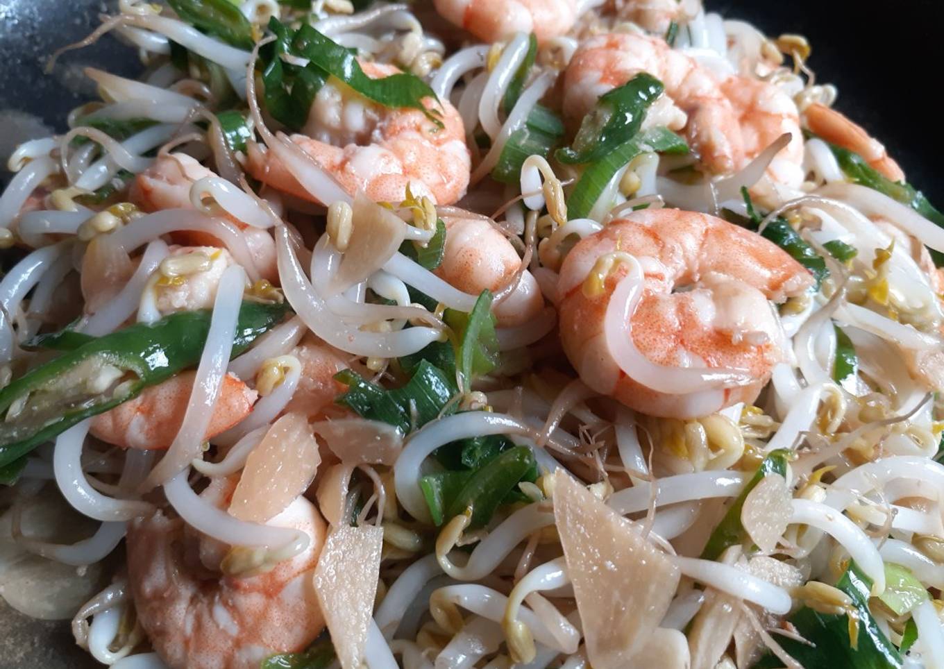 Tumis Tauge Udang #alaPratiwi