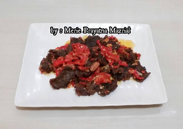 Dendeng Kering Balado