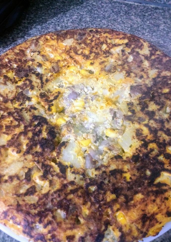 Una foto de Tortilla de puchero
