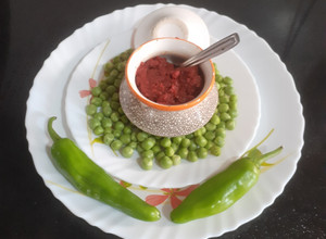 A picture of Mix vegetables Chutney (Jain).