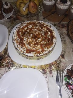 صورة لوصفة كيكة بدون فرن