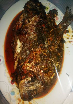 صورة لوصفة سمك مشوي