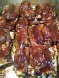 Costelinha (suína) com barbecue