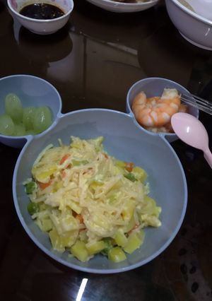 Hình của món Mì ý sốt phô mai - bé ăn dặm.