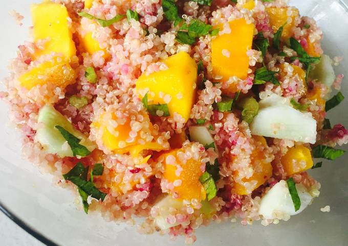 Jamun infused Quinoa and Mango Salad