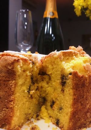 A picture of Fluffy Orange and Chocolate Cake.