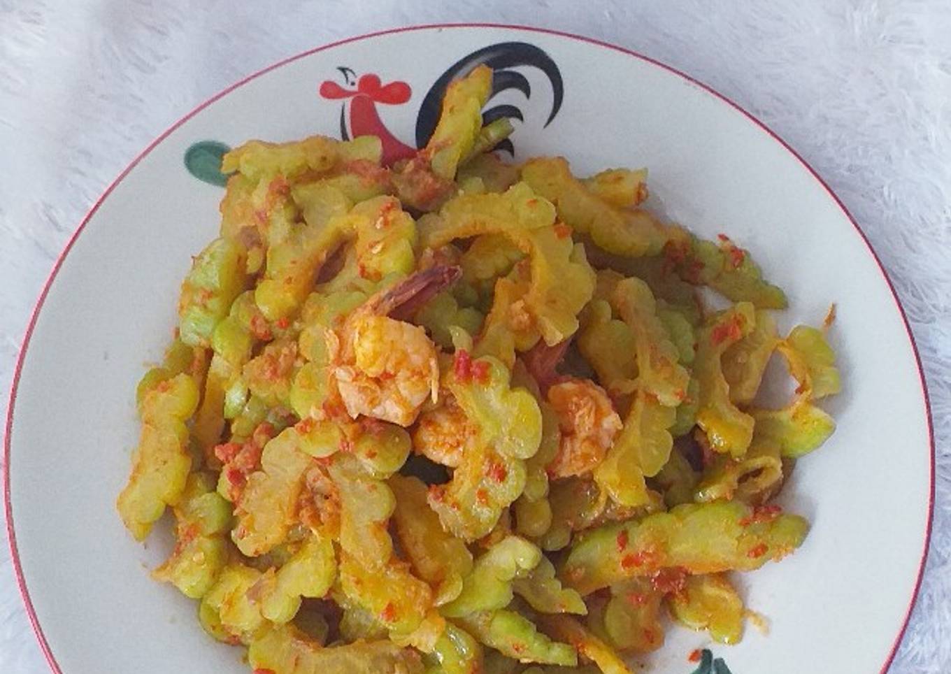 356. Tumis Pare Udang Ebi