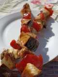 Brochettes de cerdo