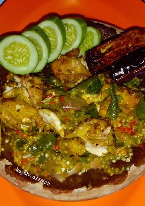 Foto resep Ayam penyet cabe ijo