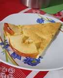 Tarta de manzana con harina de coco