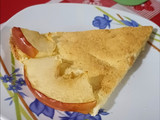 Tarta de manzana con harina de coco